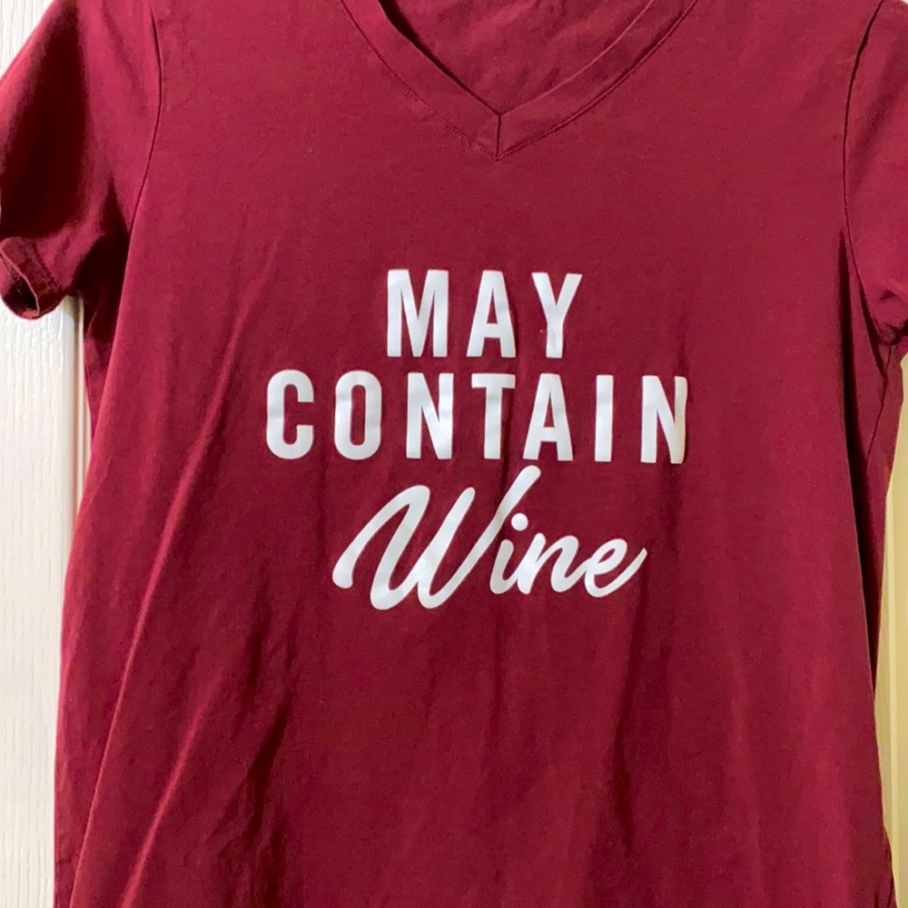 May contain wine t shirt